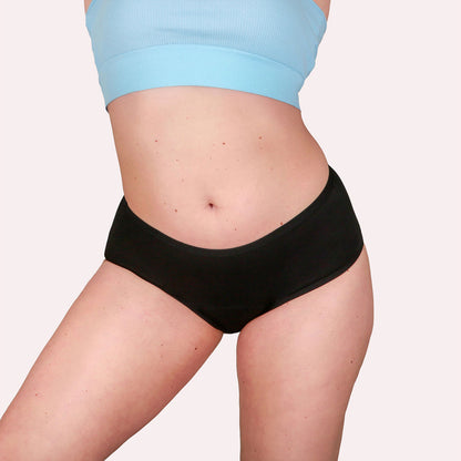 3er Pack Periodenunterwäsche Taynie Basic extra stark schwarz Curvy