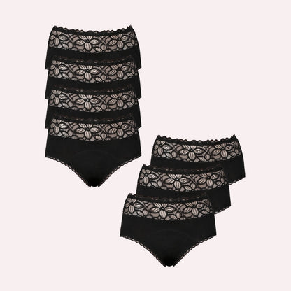 7er Pack Periodenunterwäsche Taynie Deluxe ultra schwarz Alle Produkte