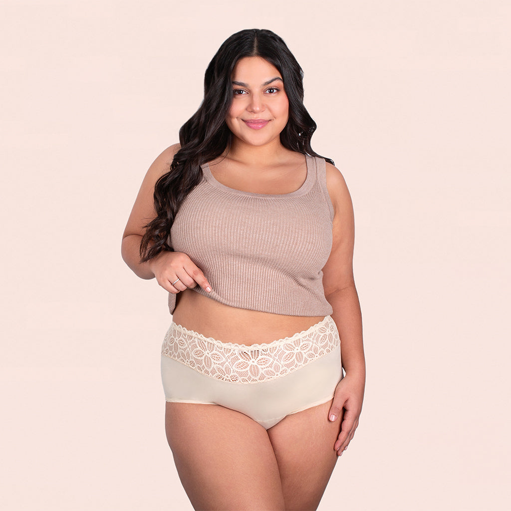 Taynie Deluxe ultra beige Curvy 