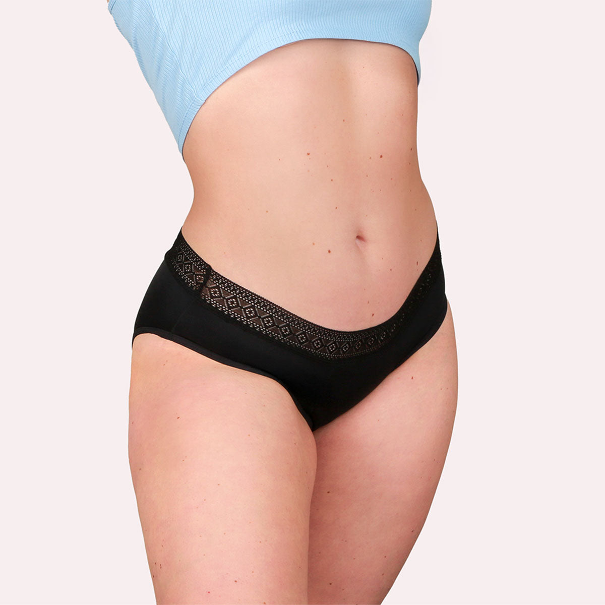 3er Pack Periodenunterwäsche Taynie Paris ultra schwarz Curvy
