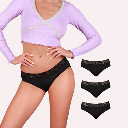 3er Pack Periodenunterwäsche Taynie Queen extra stark schwarz Alle Produkte