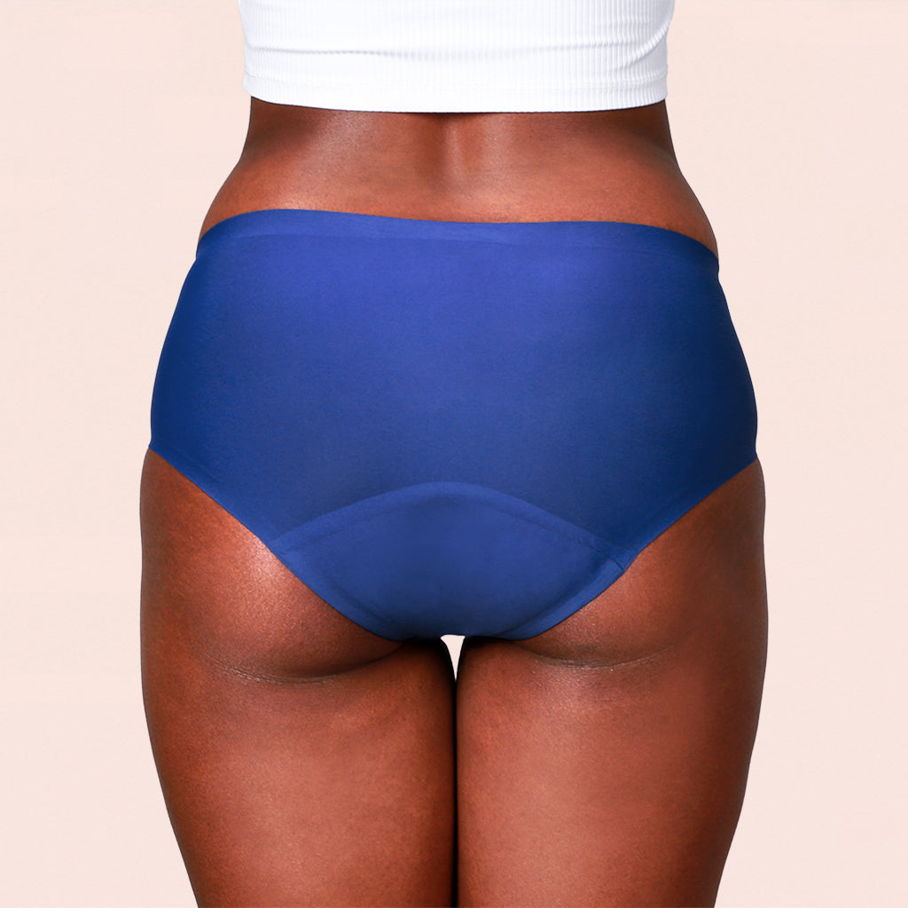 Periodenunterwäsche Taynie Seamless Darkblue Teen Alle Produkte Menstruation Sport Blasenschwäche Bei Ausfluss Leicht Mittel Low Waist Daily