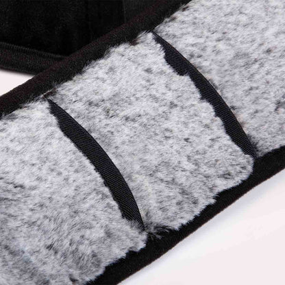 Ceinture chauffante moelleuse avec bouillotte
