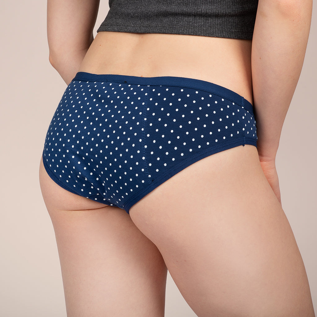 Periodenunterwäsche Taynie Bella  blau Teen Alle Produkte Curvy Menstruation Sport Blasenschwäche Für die Nacht Bei Ausfluss Leicht Mittel Low Waist 