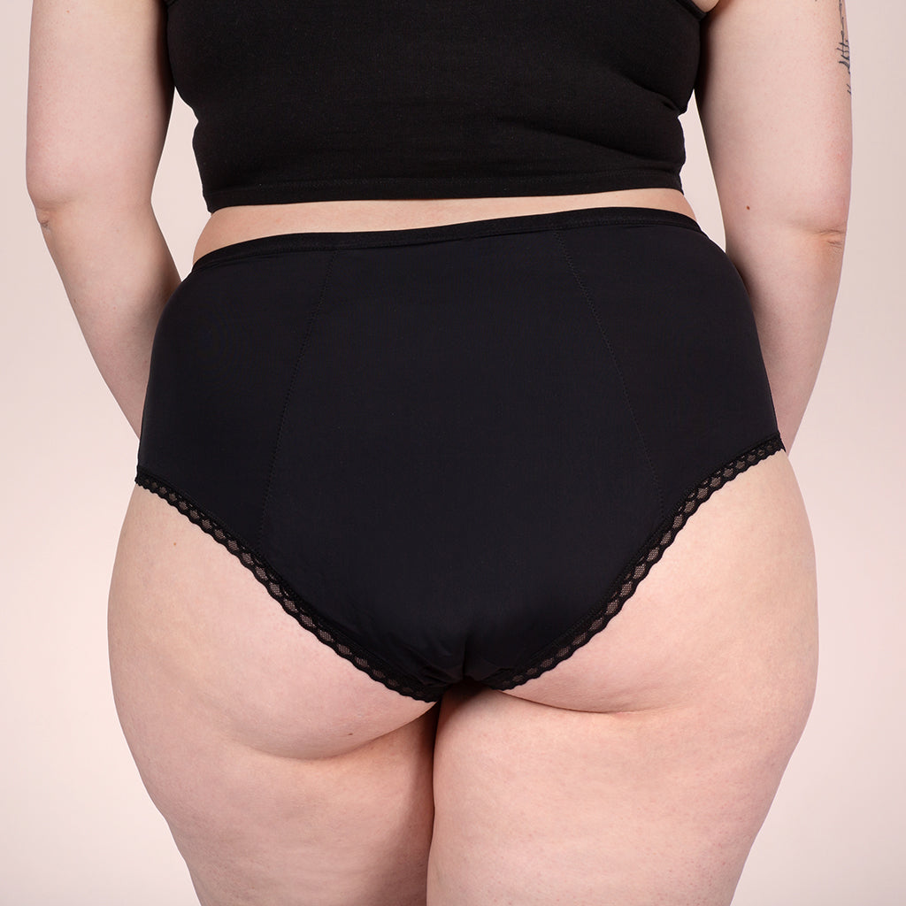 Deluxe schwarz Alle Produkte  Curvy Teen Menstruation Sport Für die Nacht Bei Ausfluss