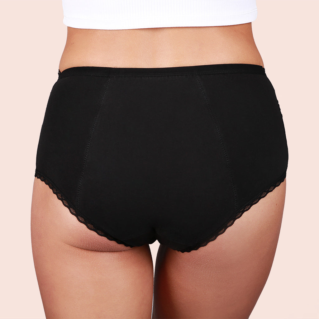 Taynie Deluxe schwarz Alle Produkte Wochenbett Ultra-1 Teen Sport Für die Nacht Menstruation Highwaist Extra Stark Classic Blasenschwäche Bestseller Bei Ausfluss  Rückansicht